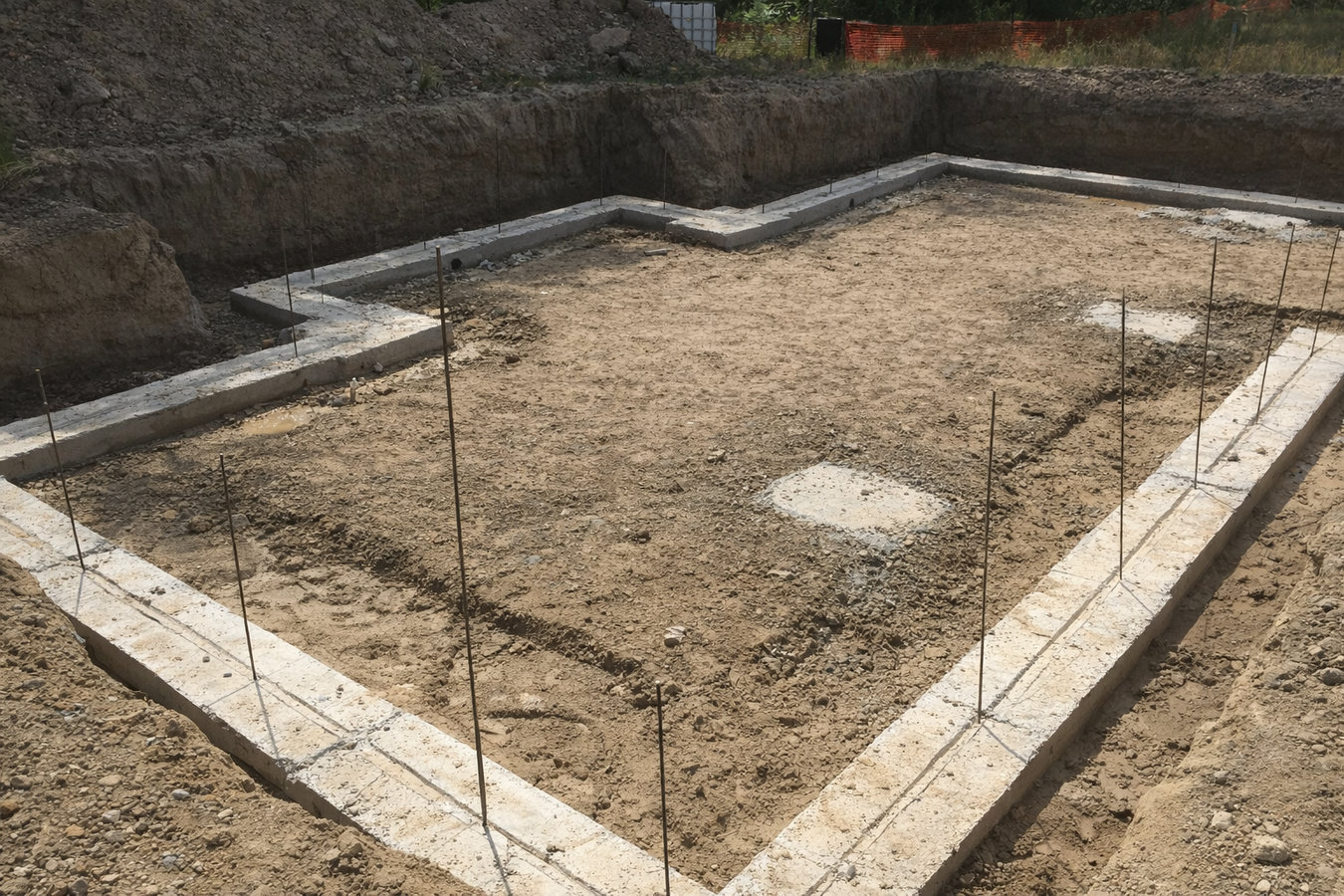 Concrete footings in Prescott, AZ